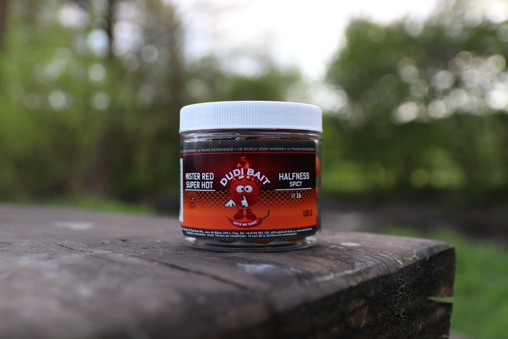 Halfness Dudi Bait Mister Red Super Hot Spicy Fish 100g 